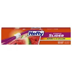 Hefty Jumbo Slider Storage Bag