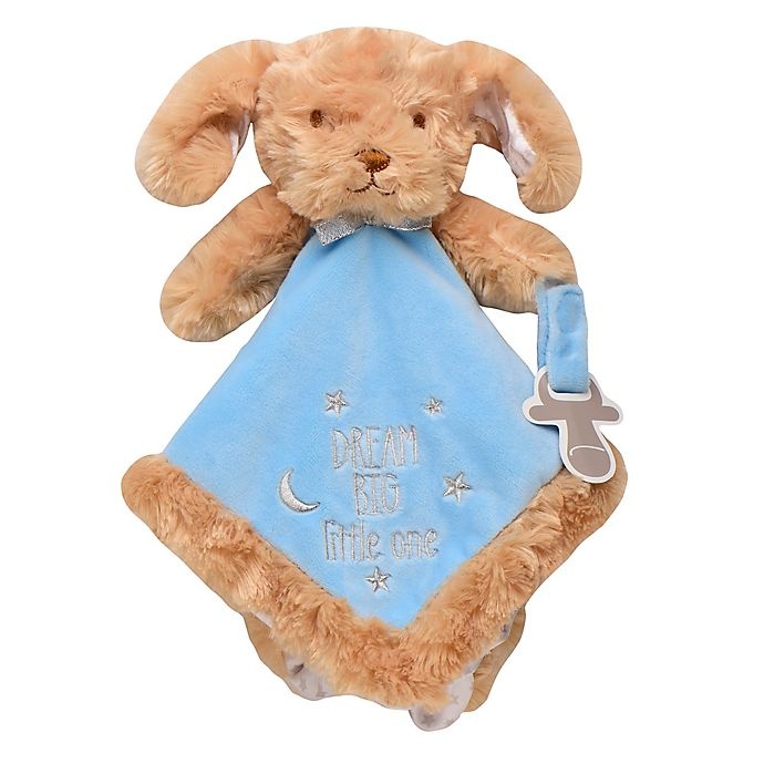 slide 1 of 1, Baby Starters Snuggle Buddy Puppy with Pacifier Holder - Blue, 1 ct
