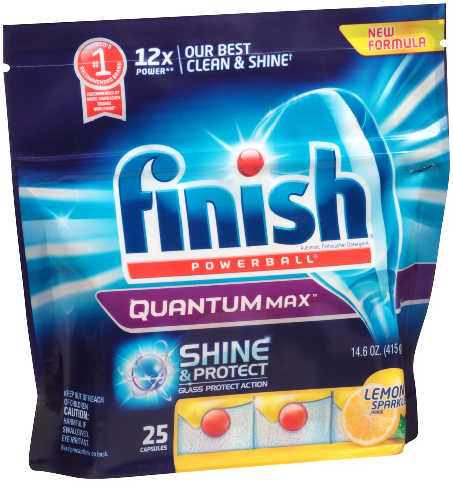 slide 1 of 1, Finish Automatic Dishwasher Detergent 25 ea, 25 ct