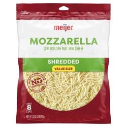 Meijer Mozzarella Shredded Cheese