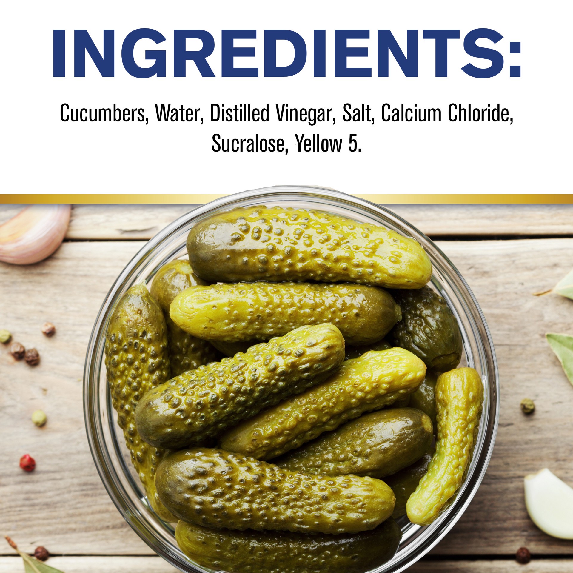 slide 3 of 5, Vlasic No Sugar Added Bread and Butter Spears Pickles 24 fl oz, 24 fl oz