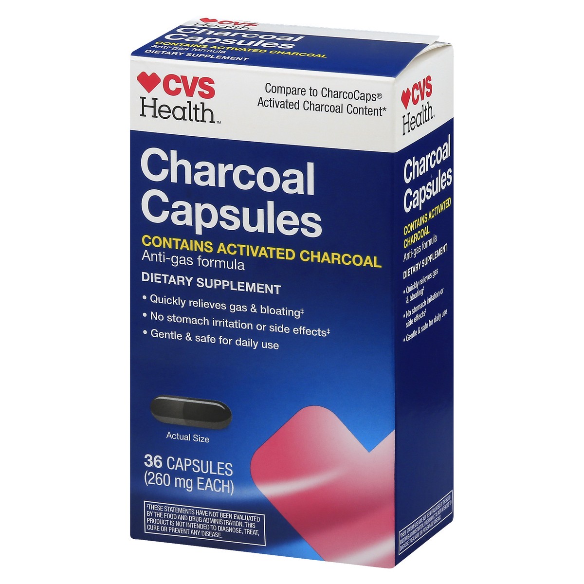 slide 2 of 12, CVS Pharmacy Activate Charcoal Capsules, 36 ct