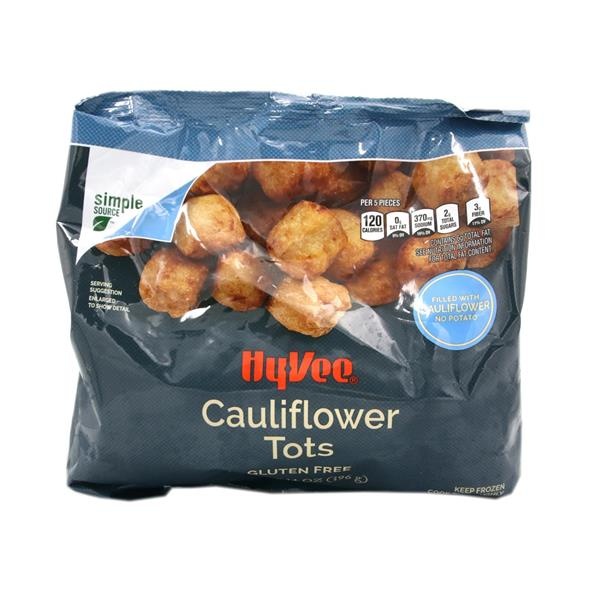 slide 1 of 1, Hy-Vee Cauliflower Tots, 14 oz