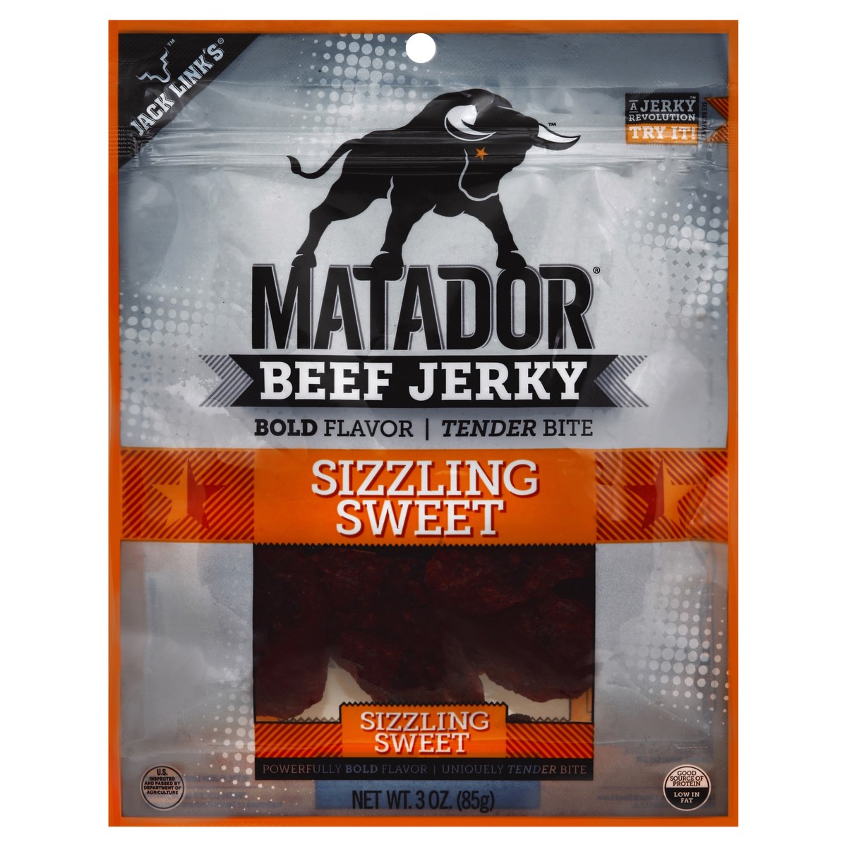 slide 3 of 3, Matador Beef Jerky 3 oz, 3 oz