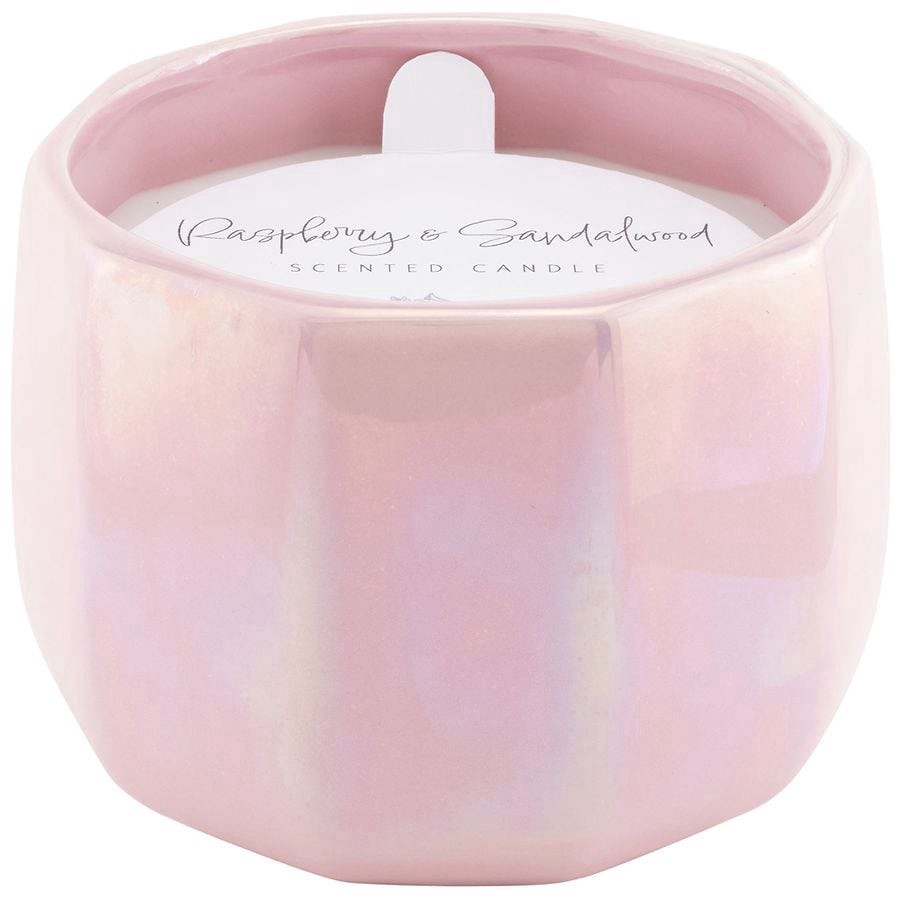 slide 1 of 3, Modern Expressions Candle Pink, 22 oz