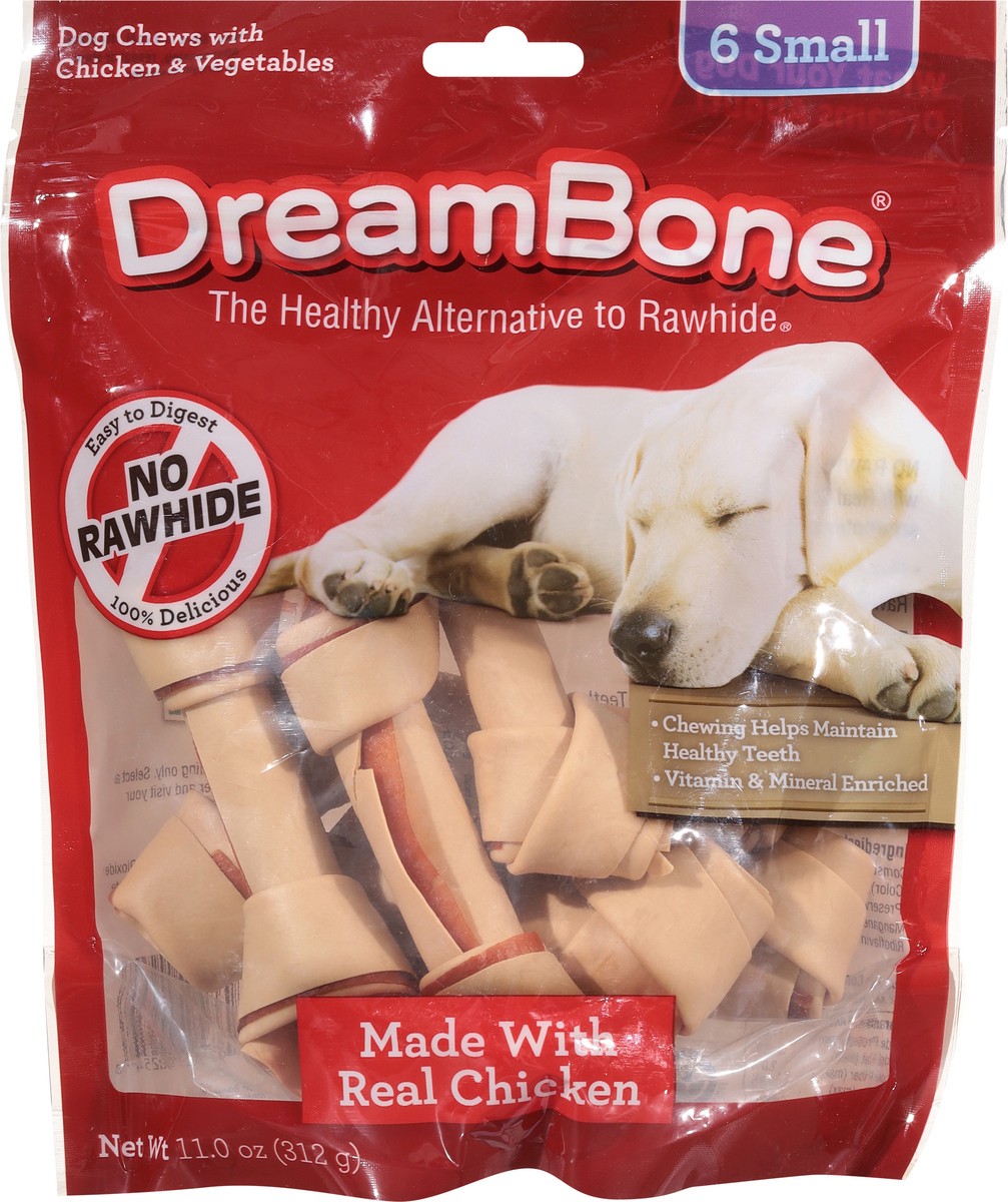 slide 6 of 9, Dreambone Small Dog Chews, Chicken, 6 ct