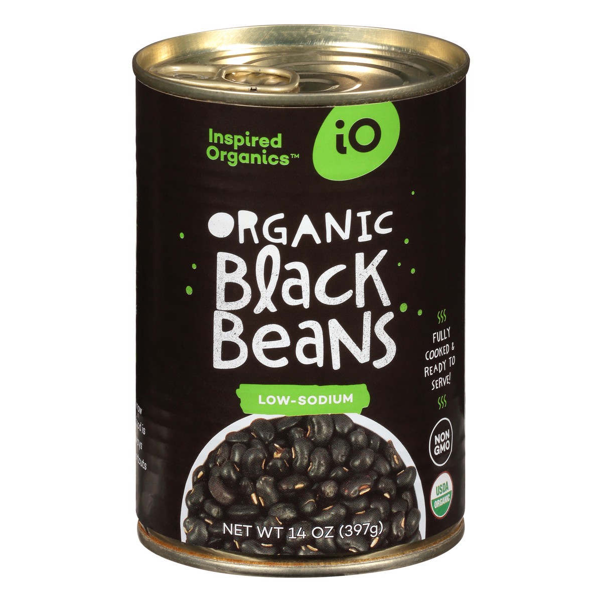 slide 3 of 13, Inspired Organics Organic Black Beans 14 oz, 14 oz