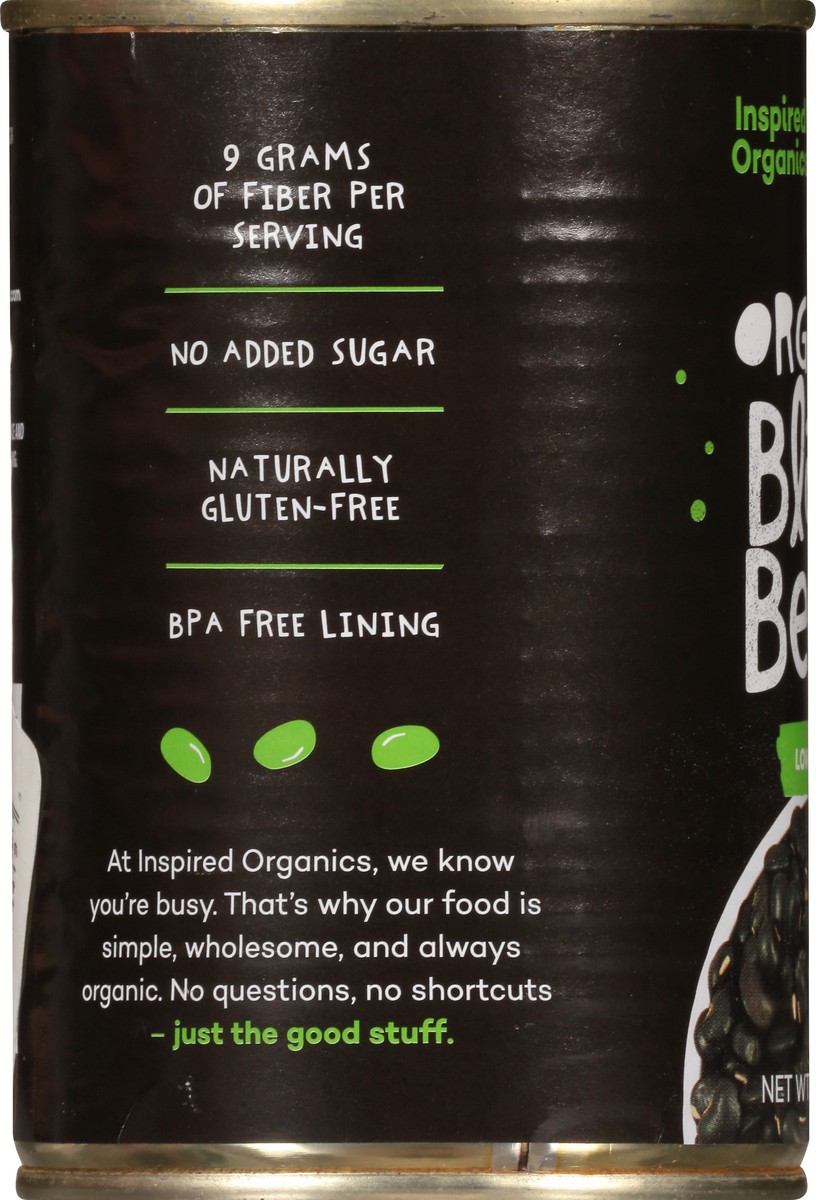 slide 13 of 13, Inspired Organics Organic Black Beans 14 oz, 14 oz