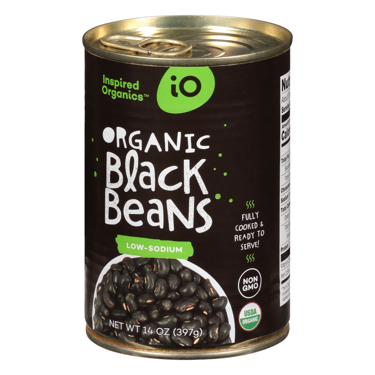 slide 2 of 13, Inspired Organics Organic Black Beans 14 oz, 14 oz