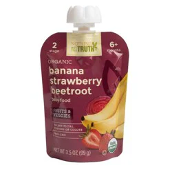 Nothing But The Truth Organic Banana Strawberry Beetroot Baby Food