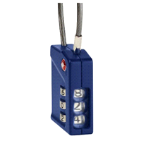 slide 3 of 5, Travel Smart Magnifying Luggage Lock, 1 ct