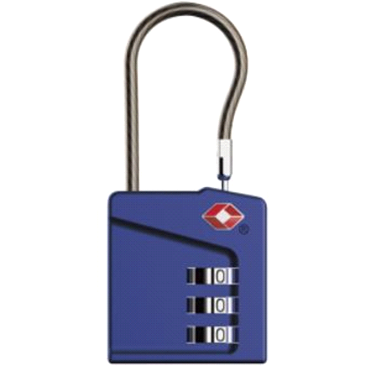 slide 1 of 5, Travel Smart Magnifying Luggage Lock, 1 ct