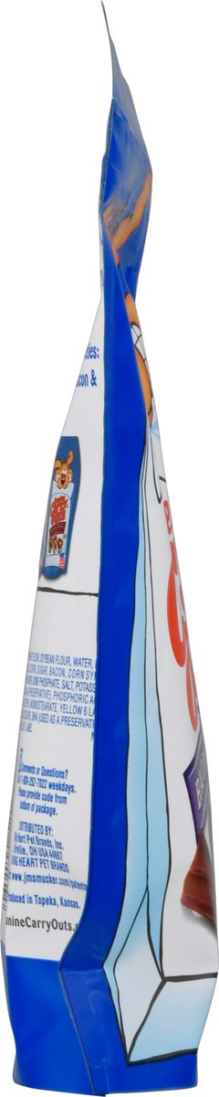 slide 6 of 9, Canine Carry Outs Bacon Flavor Dog Treats, 4.5 oz Bag, 4.5 oz