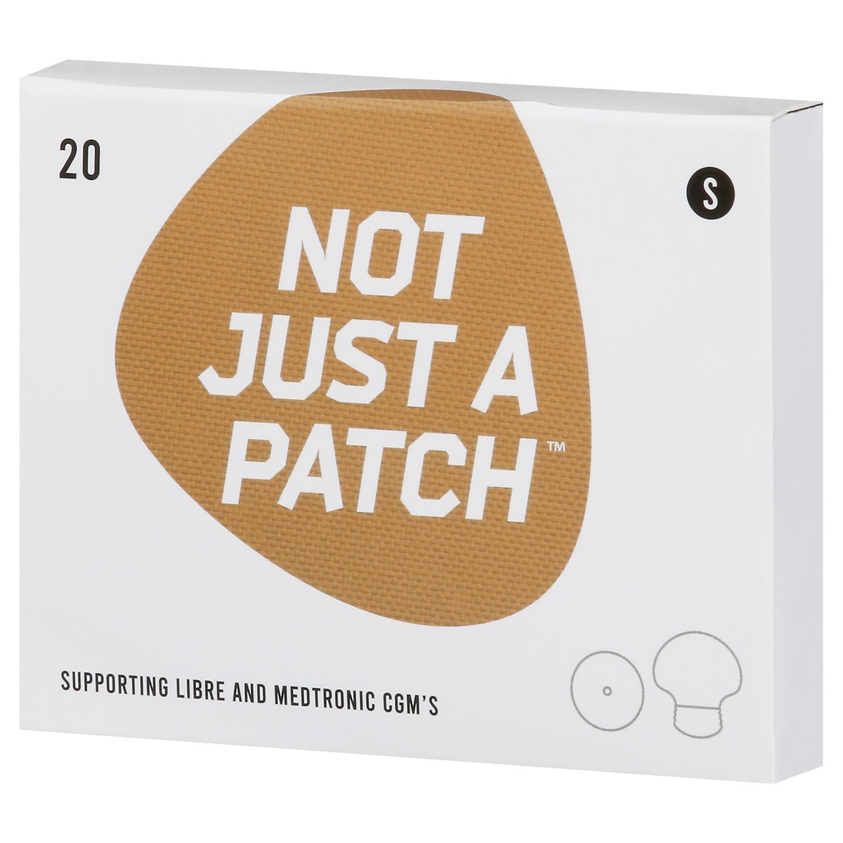slide 3 of 9, Not Just a Patch Small Firstaid Patch 20 ea, 20 ct