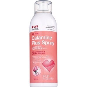 slide 1 of 1, CVS Health No-Rub Calamine Plus Spray, 4.1 Oz, 6 fl oz; 177 ml; 4.1 oz; 116 gram