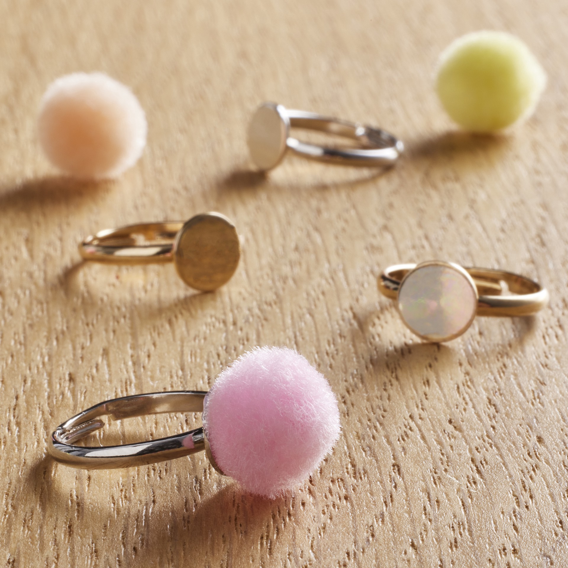 slide 2 of 3, Mixed Rings By Creatology, 4 ct total