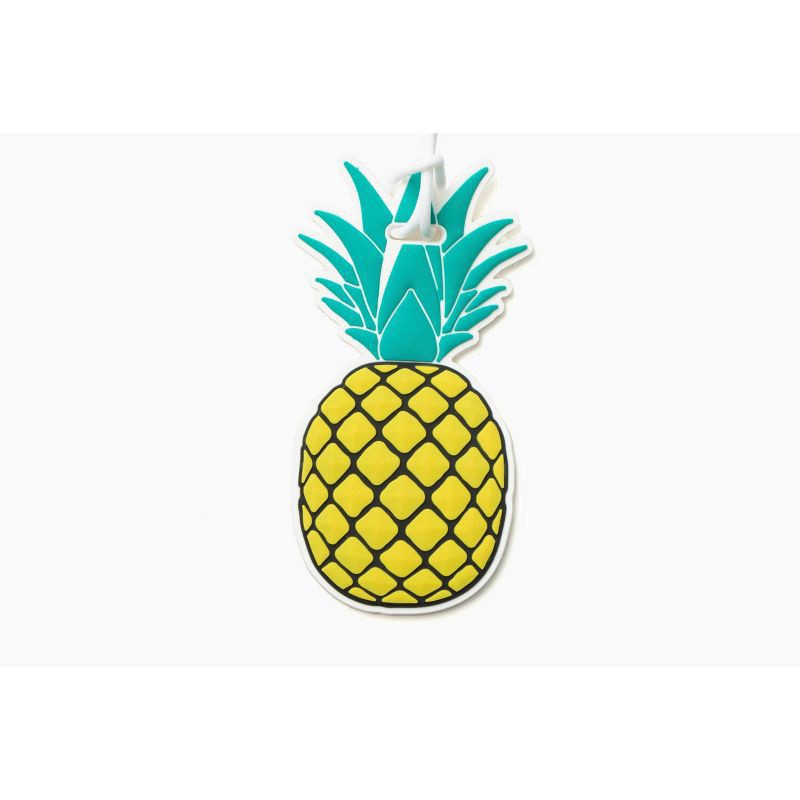 slide 3 of 3, Travel Smart Novelty Luggage Tag - Pineapple, 1 ct