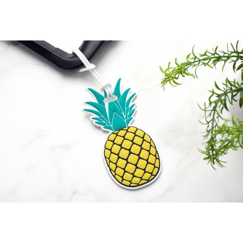 slide 2 of 3, Travel Smart Novelty Luggage Tag - Pineapple, 1 ct