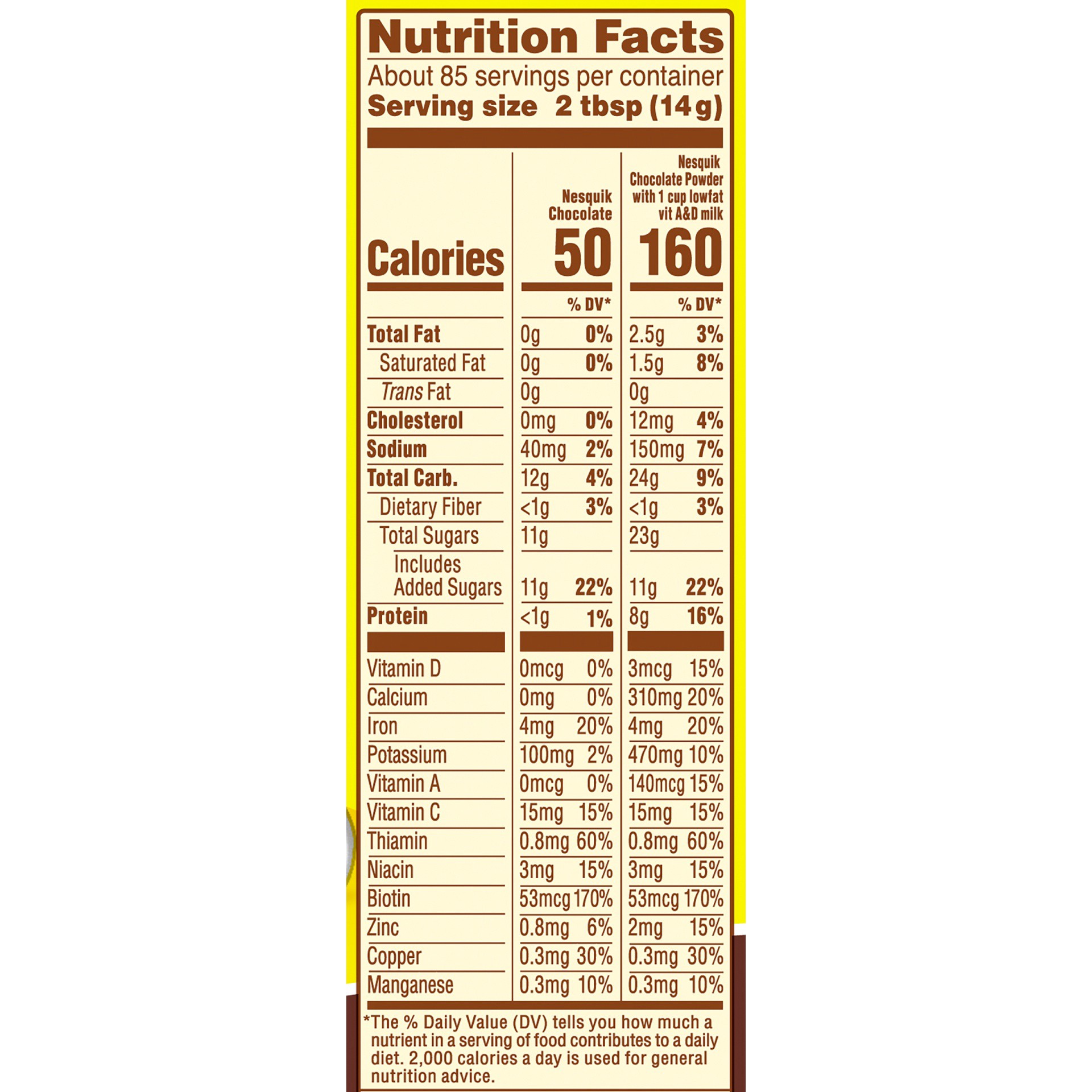 slide 2 of 6, Nesquik Chocolate Powder, 41.97 oz