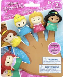 Disney Princess 3+ Bath Time Finger Puppets 5 ea
