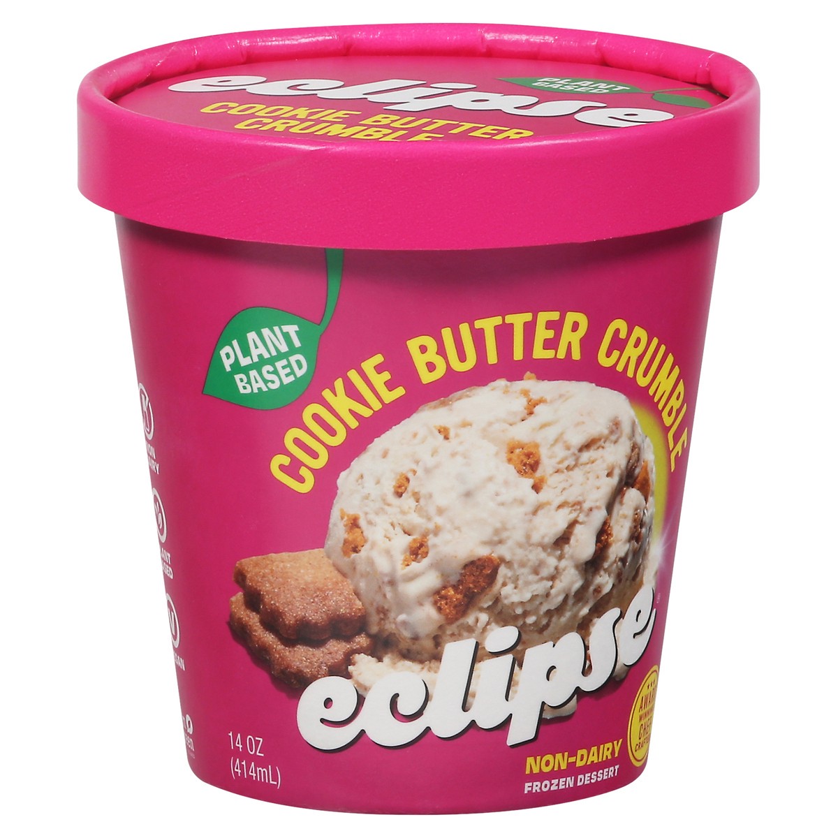 slide 7 of 9, Eclipse Non-Dairy Cookie Butter Crumble Frozen Dessert 14 oz, 14 oz
