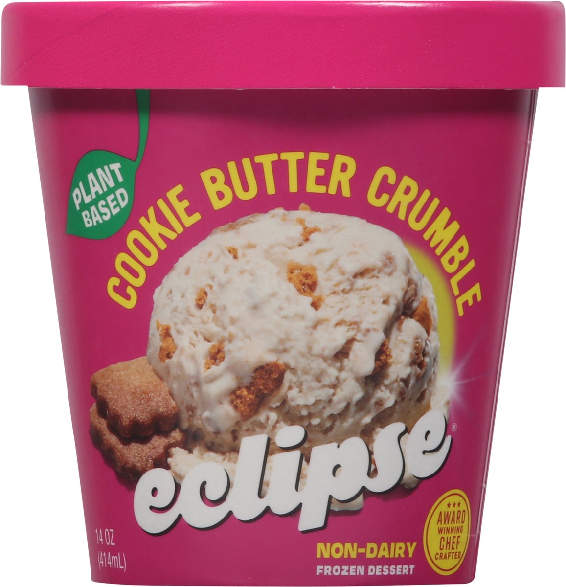 slide 3 of 9, Eclipse Non-Dairy Cookie Butter Crumble Frozen Dessert 14 oz, 14 oz