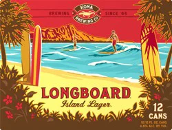 Kona Brewing Co.. Longboard Island Lager Beer 12 pk