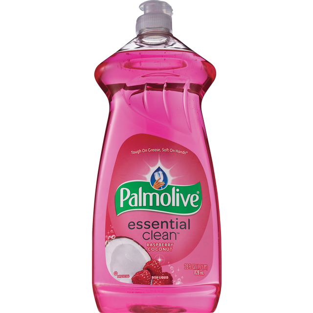 slide 1 of 1, Palmolive Essential Clean Raspberry Coconut Dishwashing Liquie, 28 fl oz