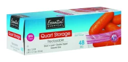 Essential Everyday Reclosable Quart Bags