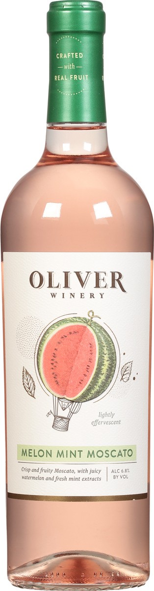 slide 6 of 9, Oliver Winery Melon Mint Moscato Wine 750 mL, 750 ml