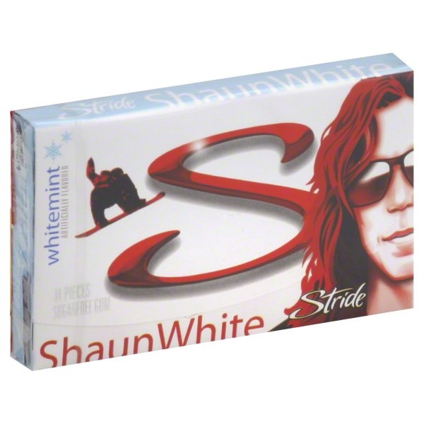 slide 1 of 7, Stride Shaun White Whitemint Sugarfree Gum, 14 ct