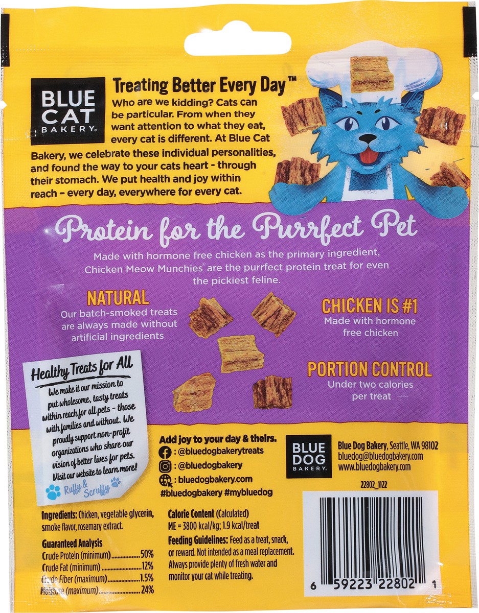 slide 9 of 9, Blue Cat Bakery Meow Munchies Purrfect Protein Chicken Treats for Cats 2.1 oz, 2.1 oz