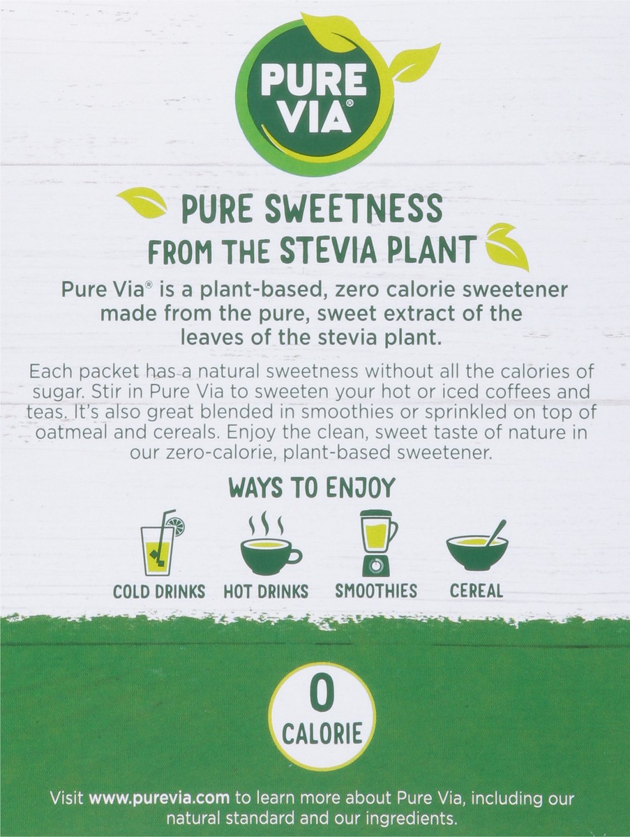 slide 4 of 15, Pure Via Stevia 40 Packets, 40 ct