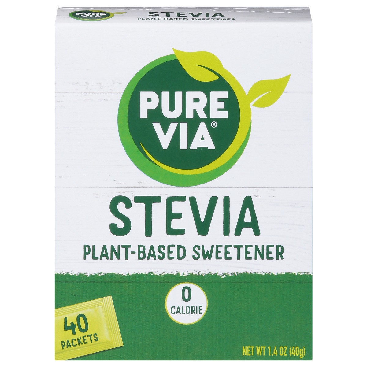 slide 11 of 15, Pure Via Stevia 40 Packets, 40 ct