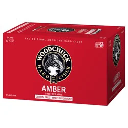 Woodchuck Hard Cider - Amber 6 Pack, 12oz Can
