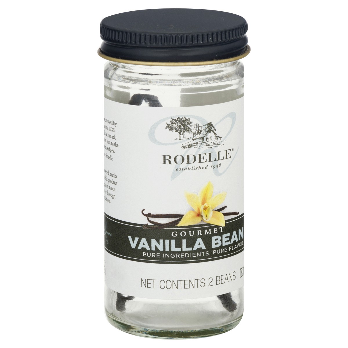 slide 9 of 9, Rodelle Gourmet Vanilla Beans 2 ea, 2 ct