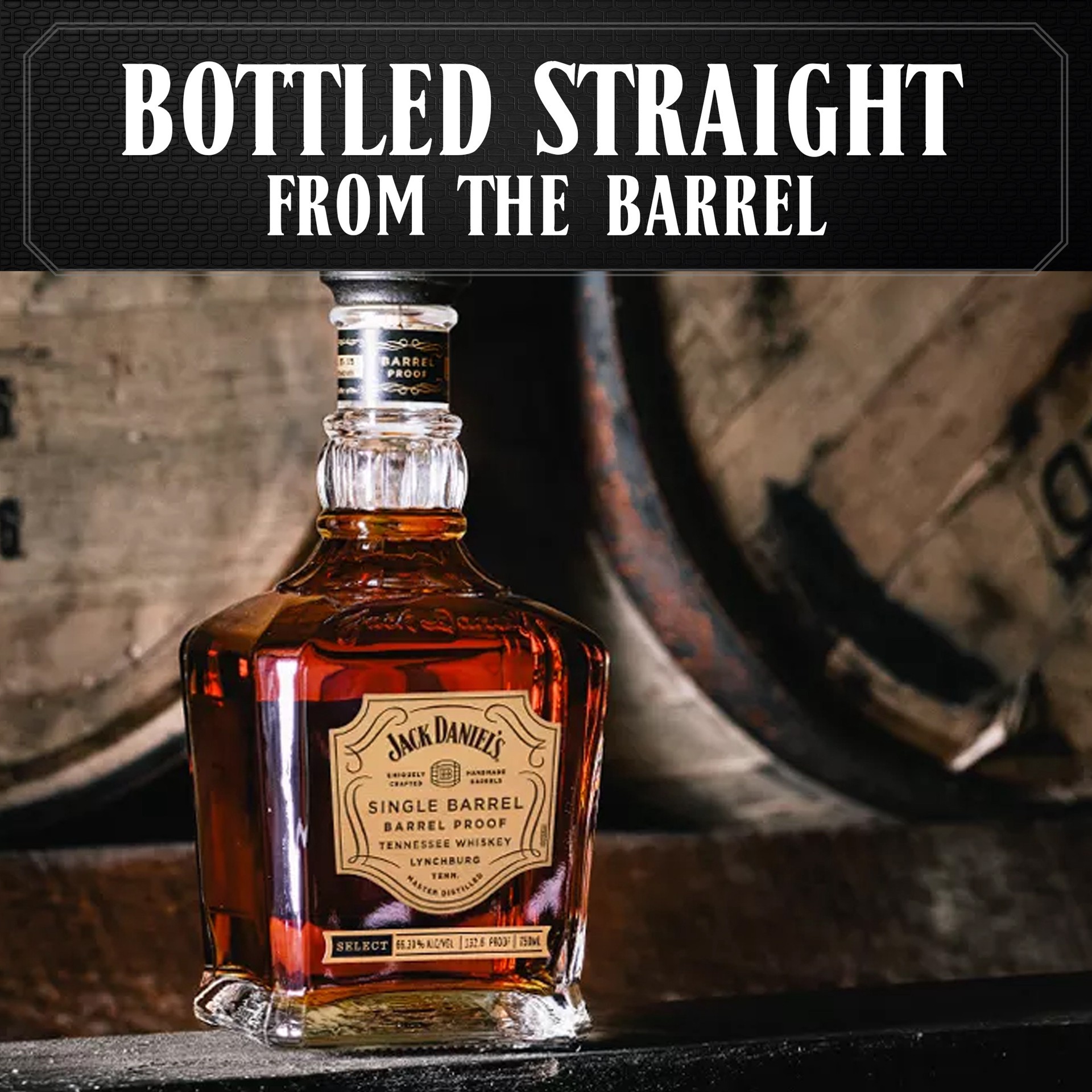 slide 7 of 9, Jack Daniel's Single Barrel Barrel Proof Tennessee Whiskey 750 mL 125 Proof, 750 ml