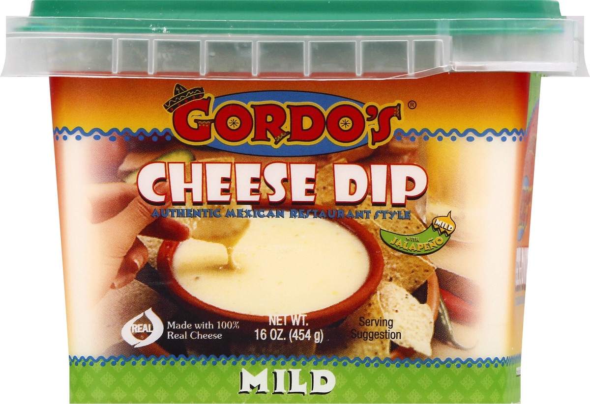 slide 1 of 21, Gordo's Mild Cheese Dip 16 oz, 16 oz