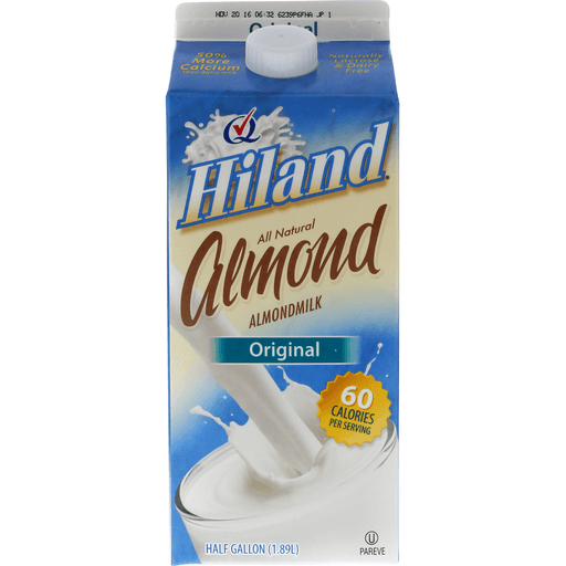 slide 1 of 1, Hiland Dairy Almond Milk Original, 1/2 gal