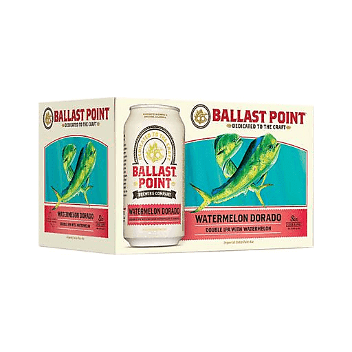 slide 1 of 1, Ballast Point Ballast Watermelon Dorado Double Ipa Cans, 1 ct