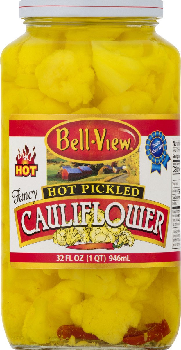 slide 1 of 13, Bell-View Hot Pickled Cauliflower 32 oz, 32 oz