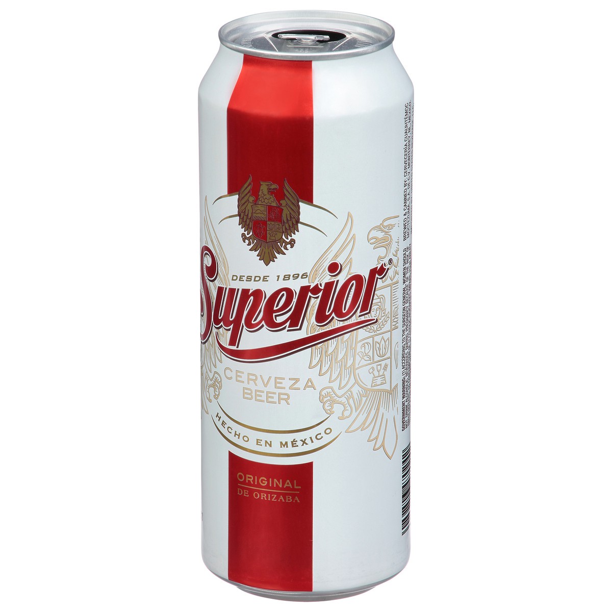 slide 6 of 9, Superior Mexican Beer Can, 24 oz can