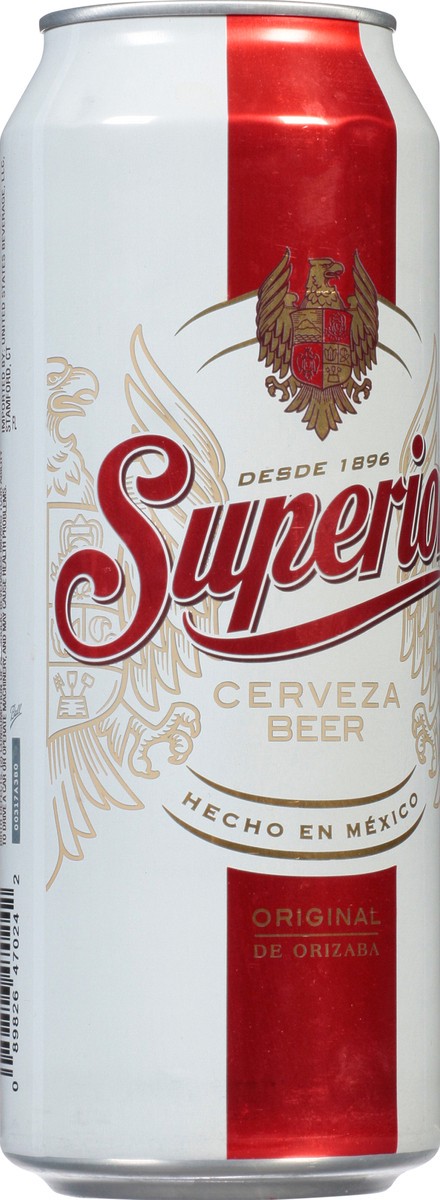 slide 3 of 9, Superior Mexican Beer Can, 24 oz can