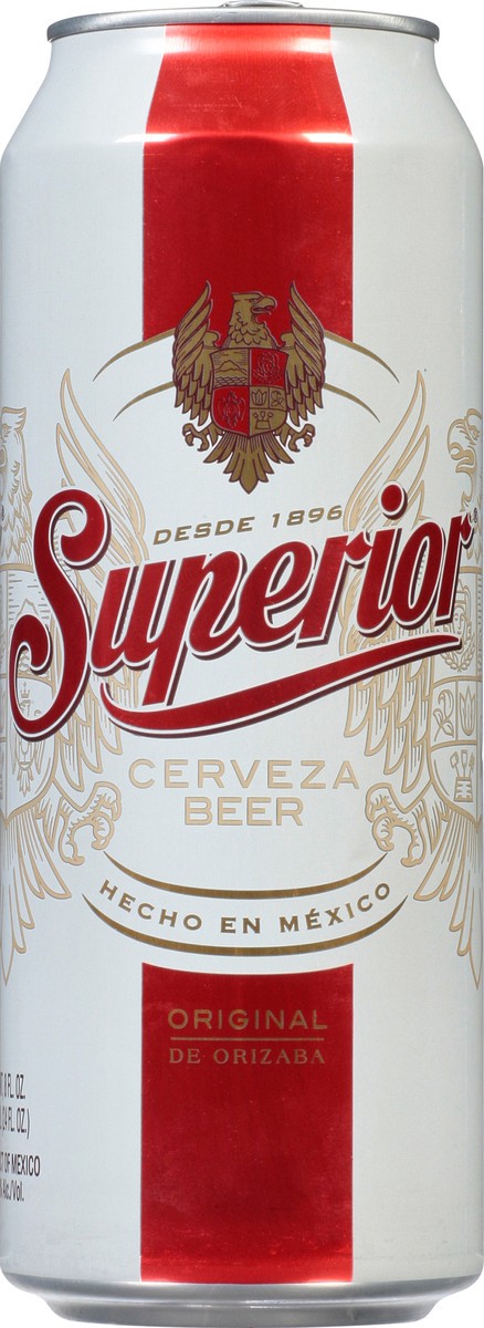 slide 8 of 9, Superior Mexican Beer Can, 24 oz can