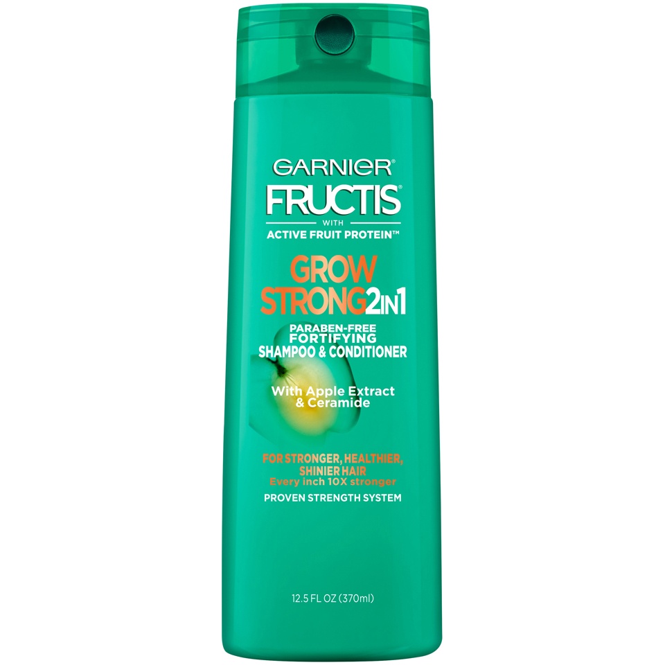 slide 1 of 1, Garnier Fructis 2-in-1 Shampoo & Conditioner, 12.5 oz