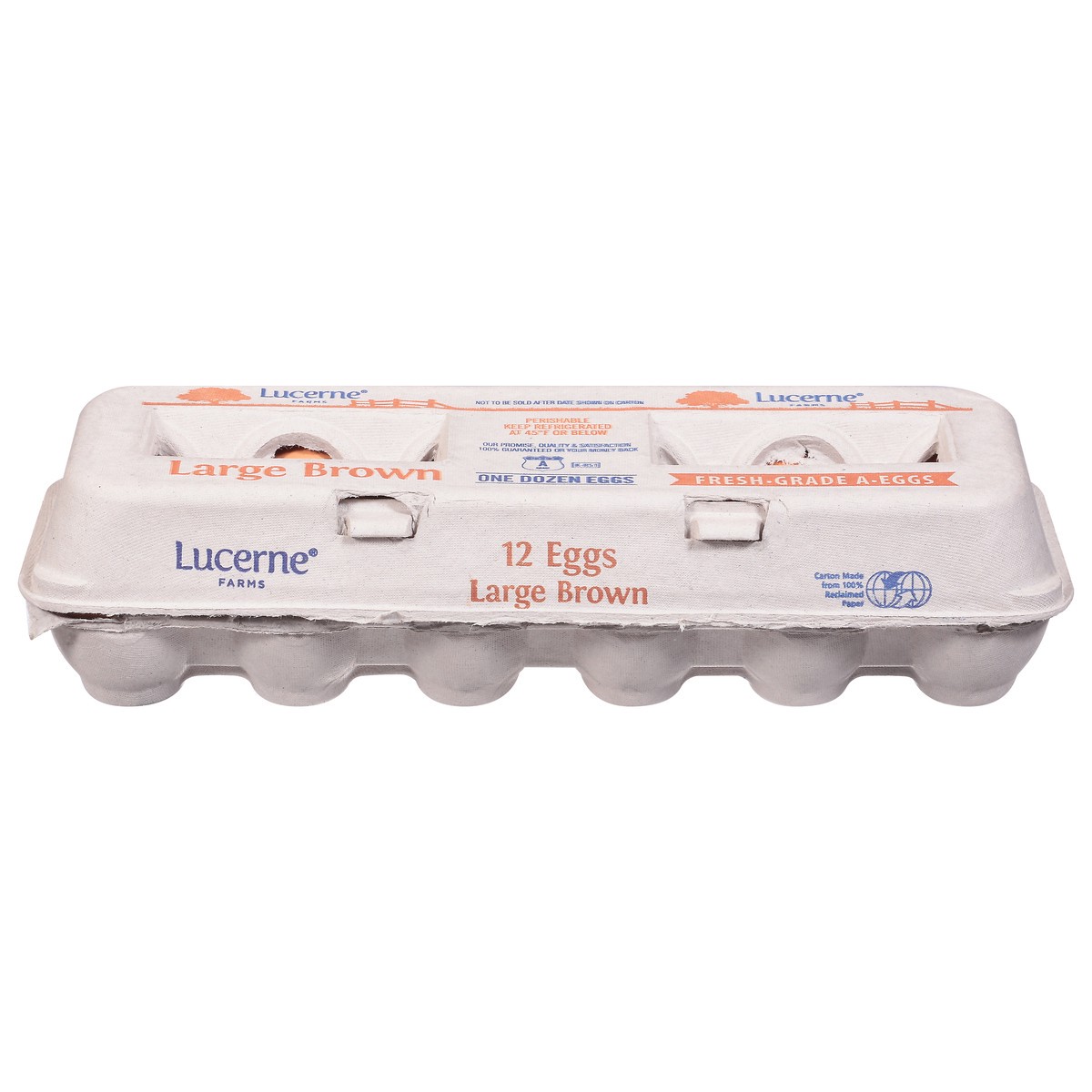 slide 1 of 11, Lucerne Dairy Farms Large Brown Grade AA Eggs, 1 doz