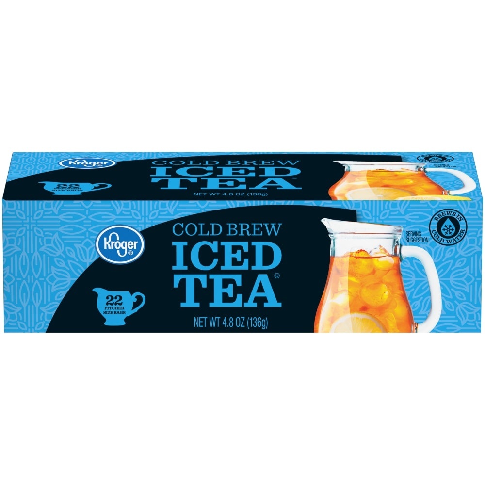 slide 1 of 1, Kroger Cold Brew Tea Bags - 22 ct, 22 ct