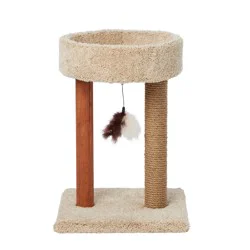 Whisker City 23-in Scratch & Play Two Posts Cuddler (COLOR VARIES)