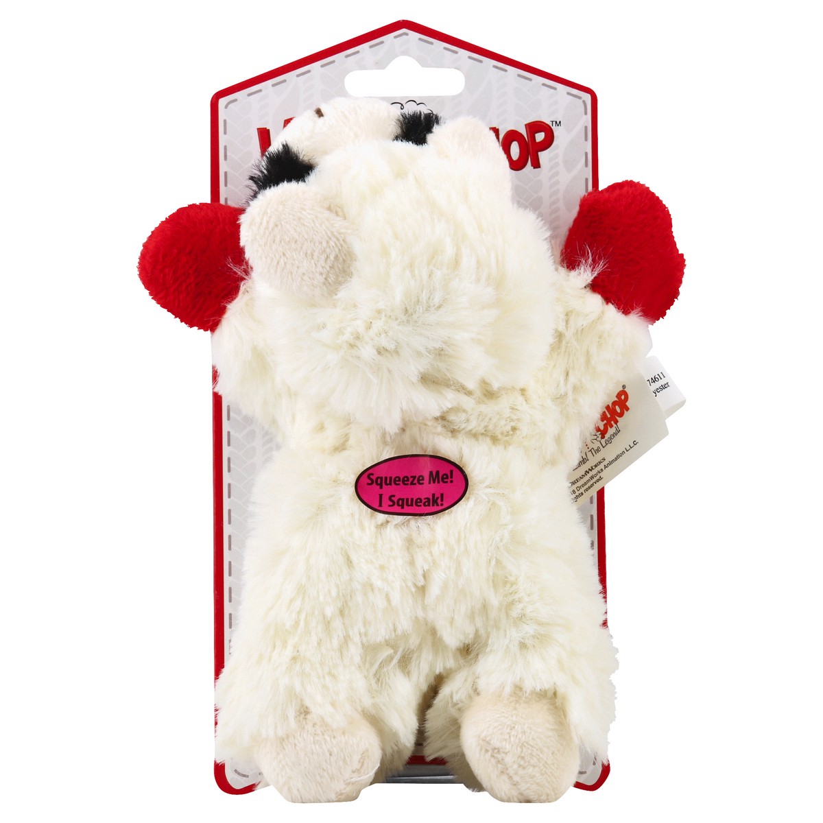slide 3 of 7, MultiPet Lamb Chop Dog Toy 6 Inch 1 ea, 1 ct