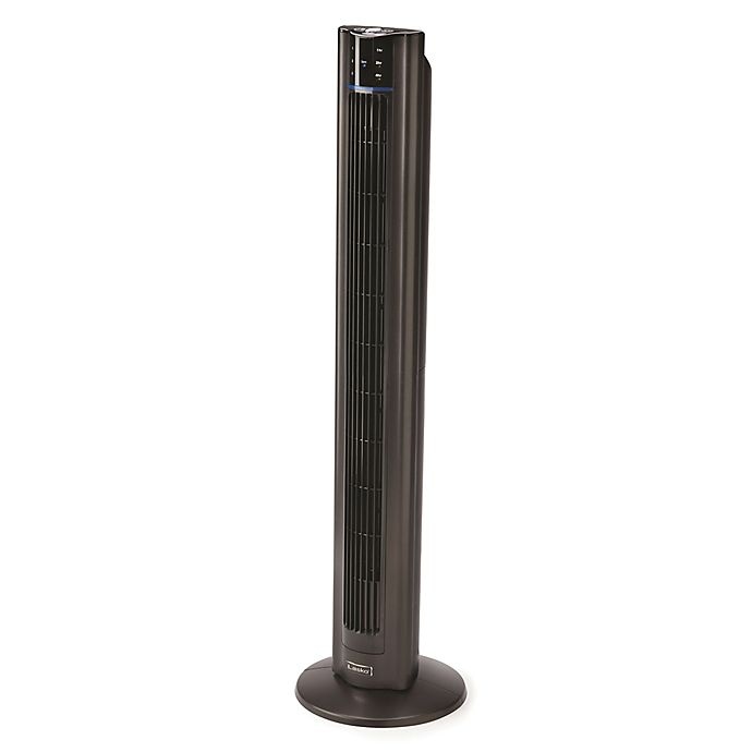 slide 1 of 1, Lasko MaxAir Tower Fan with Fresh Air Ionizer and Remote Control, 48 in